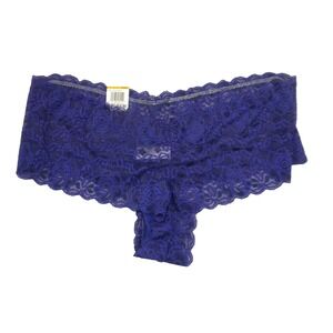 Morgan Taylor Panties‎ 3X Purple Hipster Intimates Lace Underwear Boyshort NWT